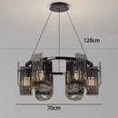 Axyaa Modern LED Pendant Chandeliers for Living Room and Bedroom Lighting
