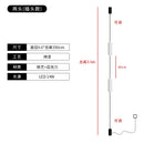 Axyaa Nordic Minimalist LED Floor Lamp for Hotel Bedroom and Coffee Shop