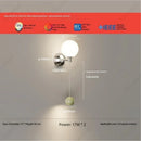 Axyaa LED Pumpkin Wall Lamp, Cream Wind Bedroom Bedside Lighting