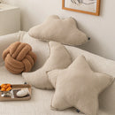 Axyaa Cloud Star Knot Sugar Moon Cushion: Soft Decor Pillow for Kids Room, Party, Sofa