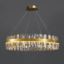 Axyaa Nordic Luxury LED Crystal Chandelier for Elegant Indoor Lighting