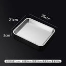 Axyaa Stainless Steel Buffet Tray Set with Drain Rack & Grease Trap