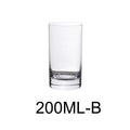 Axyaa Glass Water Cup: Transparent Drinking Glasses for Juice, Beer, and Coffee