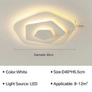 Axyaa Nordic LED Ceiling Light: Minimalist Modern Design Geometric Master Bedroom Light