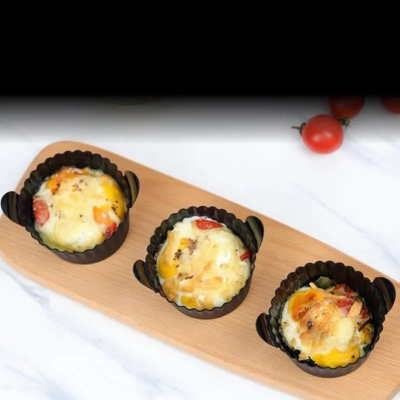 Axyaa Silicone Basket Muffin Cup Mold for Air Fryer, Oven, Microwave.