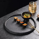 Axya Ceramic Steak Plate Sushi Dish Molecular Cuisine Display Plate