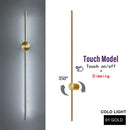 Axyaa Dimmable LED Wall Lamp 350° Remote Control Touch Switch Sconce for Bedroom & Living