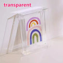 Acrylic Photo Frame Display Stand Wall Table Decor Axyaa