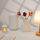 Axyaa White Flower Vase Modern Home Decor Dining Table Ornaments