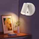 Axyaa LED Wall Light with Remote Control - Rotatable Magnetic Lamp for Bedroom and Living Room