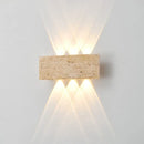 Axyaa Outdoor Stone Wall Lights 12W LED Wall Lamp Waterproof Exterior Lighting
