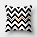 Axyaa Geometric Print Polyester Sofa Cushion Covers Home Decor Pillowcase