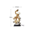 Axyaa Chinese Style Home Decor Ornaments: Antique Shelves, High-End Handicrafts for Living Room & Office