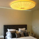 Axyaa White Fabric LED Ceiling Light for Living Room, Bedroom, Restaurant