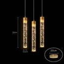 Luxury Crystal LED Chandelier by Axyaa for Nordic Creative Bedroom and Living Room Decor