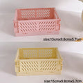 Axyaa Foldable Storage Crate: Portable Stackable Organizer Box for Makeup, Jewelry, and Toys