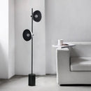 Axyaa Floor Lamp Double Shade Black - Simple & Fashionable Living Room Decoration