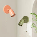 Axyaa Nordic Cream Style LED Wall Sconce with Pull Chain Switch