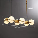 Axyaa Nordic Chandeliers Dining Room Pendant Lights Ceiling Fixture