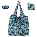 Axyaa Foldable Reusable Grocery Bag Animal Flower Pattern Large Capacity Waterproof Shoulder Bag