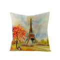 Axyaa Maple Leaf Sunflower Pillowcase for Living Room Bedroom Decor, 45*45cm