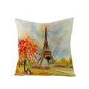 Axyaa Maple Leaf Sunflower Pillowcase for Living Room Bedroom Decor, 45*45cm