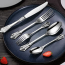 Axyaa Luxury Stainless Steel Western Cutlery Set Dinnerware Tools