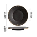 Axyaa Ceramic Plate Set for Molecular Cuisine and Steak, Snacks, Pasta Dish Serving