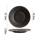 Axyaa Ceramic Plate Set for Molecular Cuisine and Steak, Snacks, Pasta Dish Serving