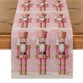 Axyaa Christmas Snowflake Table Runner for Kitchen Holiday Party Decor