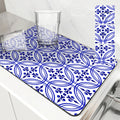 Axyaa Absorbent Draining Mat: Quick Dry Super Draining, Dish Drying, Bathroom Drain Pad