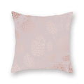 Axyaa Pink Gold Geometry Polyester Pillow Case 45*45cm Square