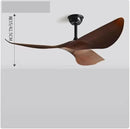 Axyaa Black White Ceiling Fan with Remote 6 Speed for Living Room