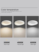 Axyaa Round Master Bedroom LED Ceiling Lamp - Modern Nordic Living Room Lighting