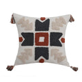 Axyaa Tufted Plush Tassels Cushion Cover for Stylish Home Decor