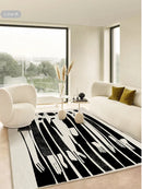 Axyaa Modern Minimalist Large Area Rug for Bedroom and Living Room Decor