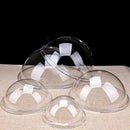 Axya Round Food Cover PC Acrylic Meal Cake Snack Tray Lid - Transparent