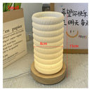 Axyaa Modern Desk Lamp for Bedroom Study, Stylish 3D Printed Decorative Hotel Room Lighting