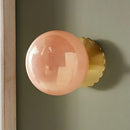 Luxury Glass Wall Sconce by Axyaa: Designer LED Lights for Living Room, Bedroom, Aisle