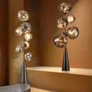 Axyaa LED Floor Lamp, Remote Control Dimming, Modern Minimalist Nordic Ins Style
