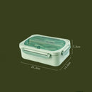 Axyaa Stainless Steel Bento Box with Cutlery | Portable Microwave Lunch Container