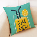 Axyaa Summer Linen Pillowcase for Home and Office Decoration