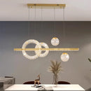 Axyaa Crystal Chandelier Indoor Ceiling LED Lighting for Living Room