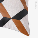 Axyaa Geometric Gray Cushion Cover 45x45cm Decorative Sofa Pillow Cotton Pillowcase