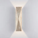 Axyaa Yellow Cave Stone Outdoor Waterproof Sconce Light