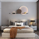 Axyaa Nordic Art Mural Wall Lamp for Bedroom and Living Room with LED Lights