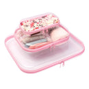 Axyaa Square Plastic Storage Containers: Set of 4 for Home, Travel, and Organization
