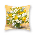 Axyaa Sunflower Print Pillowcase 45x45cm