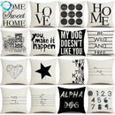 Axyaa Nordic Decorative Cushion Covers in Black & White for Sofa, Bed, Party
