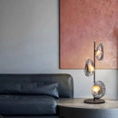Axyaa Nordic Glass LED Floor Lamp for Modern Living Room & Bedroom